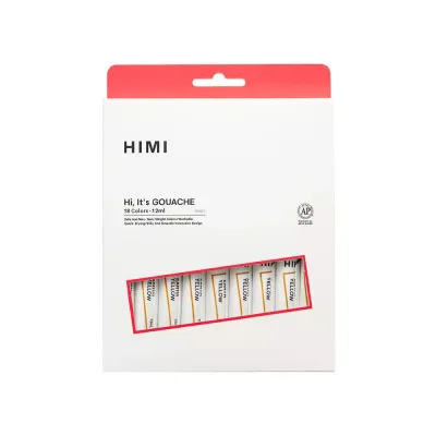 Bộ màu Gouache Himi Miya tuýp 12ml MẪU MỚI