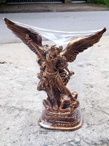 Tượng Tổng lãnh thiên thần Michael (Micae) 40cm chất liệu composite xi màu đồng quà tặng công giáo