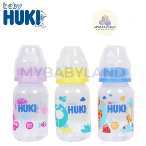HUKI Baby Botol Susu Dot Nipple Silicone Gepeng / Bulat / ROUND | BotoHUKI Baby Botol Susu Dot Nipple Silicone Gepeng / Bulat / ROUND | Botol Susu HUKI Bayi Newborn | Baby Bottlel Susu HUKI Bayi Newborn | Baby Bottle