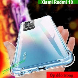 Ốp lưng Redmi 10 / Redmi A1/ Redmi 9 / Redmi 12 dẻo trong suốt lồi 4 góc hạn chế ố vàng lồi 4 góc ôm khít máy