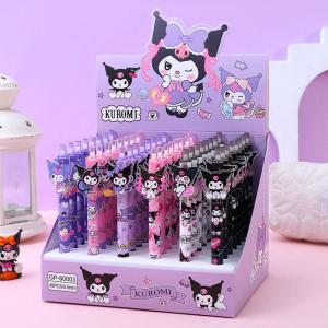 Pulpen Mekanik Pulpen Gel 0.5mm Kartun 3D Blackpink Bts Sanrio Mymelody Kuromi Cinnamoroll Tinta Hitam