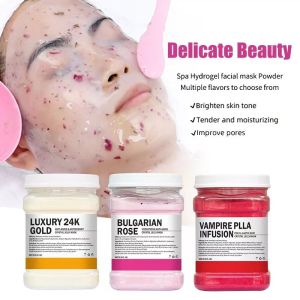 650g Enzyme Crystal Facial Mask Powder Carrot Soft Mask Powder Moisturizing Rose Petal Jelly Mask Mud Face Care Dropshipping2026