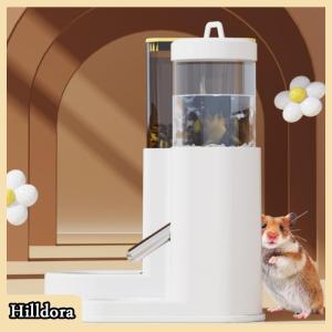 [Hilldora] เครื่องจ่ายน้ำ2In1อัตโนมัติกันรั่วซึมสำหรับอาหารหนูแฮมสเตอร์ขนาดเล็กอุปกรณ์ให้อาหารสัตว์เลี้ยงขนาดเล็กความจุขนาดใหญ่
