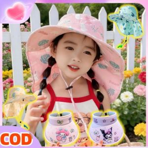 Kids Sun Hat UPF50+ Breathable Beach Hat with Safety Whistle & Adjustable Chin Strap for Outdoor