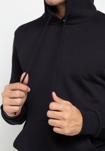 Sweater Hoodie Casual Polos Fleece Lengan Panjang