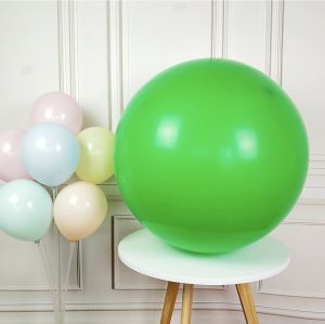 (24inch) Bong bóng cao su 24inch đủ màu - bơm căng đạt 60cm - dùng trang trí kết hợp tạo cổng bóng đám cưới tiệc lễ hội hoặc tạo hình bóng đầu heo