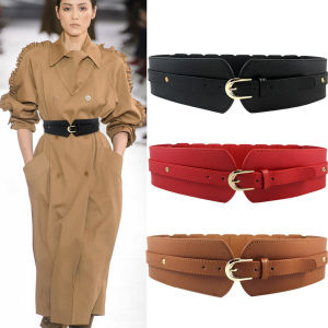 KEND Big Beauty Dress Imitation Leather Party Female Buckle Solid Color Dress Waistband Women Waistband Wide Belt