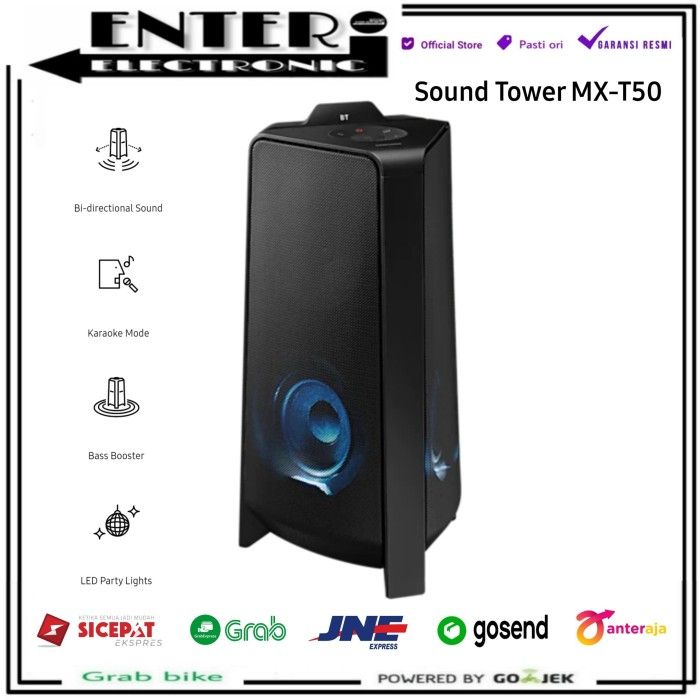 Mxt50 SAMSUNG MX T50 - SOUND TOWER SPEAKER PORTABLE PARTY KARAOKE MXT50 ...