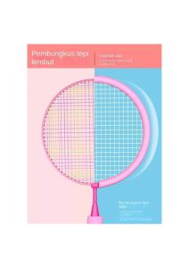 [fashion5`18] Mainan Raket Bulutangkis Anak Untuk Usia 3-12 Tahun Untuk TK SD Tersedia 2 Jenis