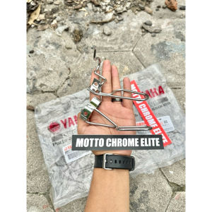 Breket selang rem depan atas bawah set Yamaha Mio sporty original di chrome
