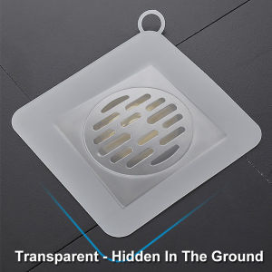 15*15cm Thick Silicone Floor Drain Deodorant Cover Bathroom Deodorant Insect-proof Seal Household Sewer Pipe Sink Floor Cover