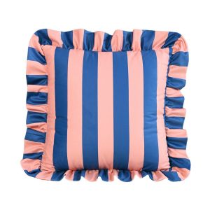 IFFINE Striped Pillow Case Cover Velvet Lotus Leaf Skirt Edge Cozy Cushion Cases  Home Decor Bedding Pillow Cover Couch Bedroom