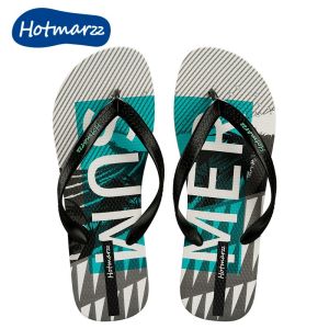 Hotmarzz Mens flip flops PVC non slip slippers for outdoor wear beach clip on slippers HM0862