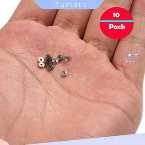 Tumato 10pcs 681ZZ Miniature Mini Ball Bearings Metal Open Micro Bearing 1x3x1mm
