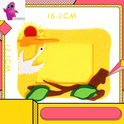 10models DIY Kids Toys Handmade 3D Photo Frame Decorate Painting Childrens Educational Gift Toys