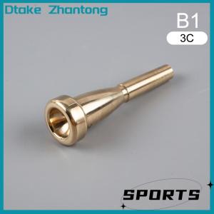 Dtake Professional Trumpet Mouthpiece Meg 3C 5C 7C Size for Bach Beginner Musical Trumpet