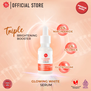 VIVA Serum Glowing White with Niacinamide Licorice & Glutathione 20ml