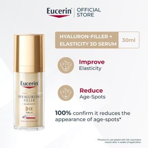 Eucerin Hyaluron-Filler Serum | Boost Elasticity & Fade Age-Spots with Thiamidol improves skin elasticity and reduces age-spots (30ml)