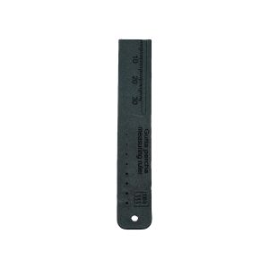1Pcs Dental Lab Precision Gum Measuring Ruler Black Plastic Cutting Guide Lab Tool Oral Equipment
