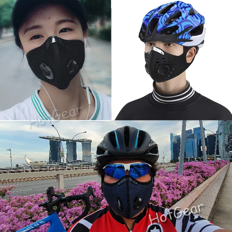 Forged Air Mask Washable Cycling Face Mask With Active Carbon Filter ...