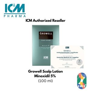 [100ml] Growell Scalp Lotion 5% (Exp 07/2028) - For The Treatment Of Hair Loss