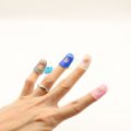 Amazthing 4 pcs Silicone Ukulele Guitar Fingertips Protector 硅胶指套 | Finger Guard Cover Caps 吉他手指保护套. 