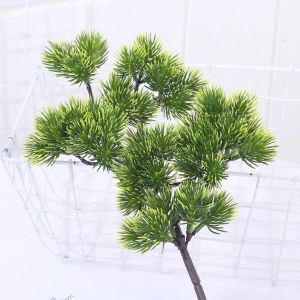 K0K4DQ Home Fake Wreath Xmas Crafts Party Artificial Plant Fake Cypress Plastic Pinaster Pine s