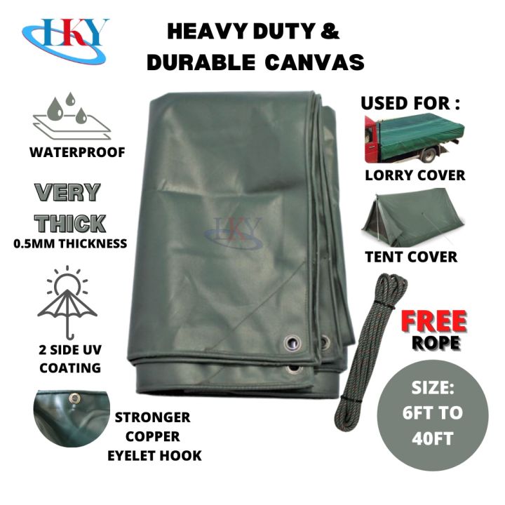 LKY Kanvas Khemah Tarpaulin Canvas Lorry Canvas Kanvas Lori 帆布 Kanopi