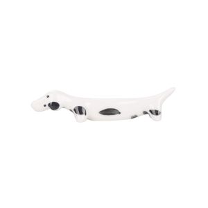 MIIQNUS Quán ăn Muỗng nĩa Puppy Shaped Tao nhã Gốm sứ Dễ thương Giá đỡ đũa Giá đỡ bộ đồ ăn Giá để đồ ăn Phần còn lại của đũa