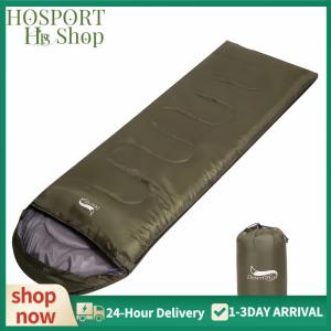 Ultralight Sleeping Bag for Camping and Hiking Envelope Style with Sack Warm Compact and Portable