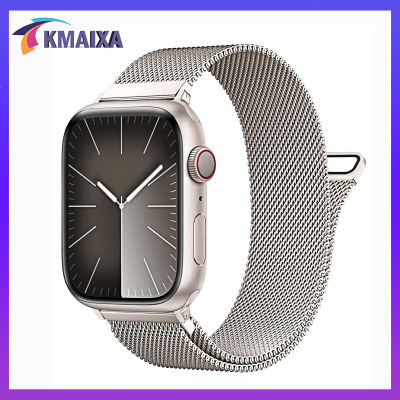Milanese Loop Strap for Apple Watch Ultra 49mm 42mm 38mm 45mm 41mm Women Men 44mm 40mm iWatch Stainless Steel Band Series 9 8 7 6 5 4 3 Metal Strap