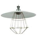 Metal Heat Lamp Shade with Net + Bulb Guard Brooder Lamp Brooder Heat Lamp with variant Infrared Bulb  housing for pigs. 