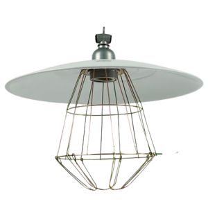 Livestock piggery pets housing poultry Metal Heat Lamp Shade with Net + Bulb Guard Brooder Lamp Brooder Heat Lamp with Infrared Bulb Piggerry Livestock poultry housing