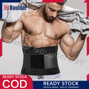 【COD】Men Waist Trainer Hot Shaper Power Belt Slim Waist Trimmer Tummy Slimming Exercise Belt Neoprene Sauna Vest Tank Top Body Shaper Workout Sheath Shapewear Weight Loss Corset For Men