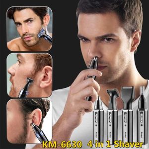 Kemei ผมตัดแต่งผมด้วยเครื่องโกนหนวดไฟฟ้าตัดเคราตัดขั้วผม Clipper Man Grooming เครื่องมือการโกนผม 1910