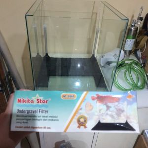 Undergravel Filter Nikita Star NS UG 60 Aquarium Aquascape 60cm Aksesoris Under Gravel NS-UG60