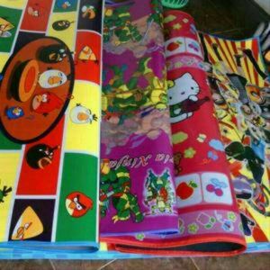 Karpet Spons Plastik Lantai Tikar Karakter 200x120 & Permadani Jumbo