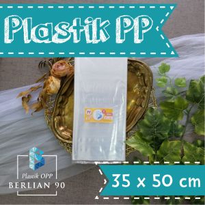 Plastik Layangan Kantong Plastik PP Bening 35x50 Cm 35 micron / Plastik Laundry 250 Gr Plastik PP Laundry 40x60
