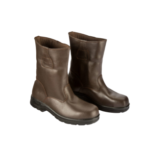 LEGIT - GIBSONS G807 PU SAFETY BOOTS  BROWN FOR MEN Slip Resistant Oil Resistant Lightweight Sole