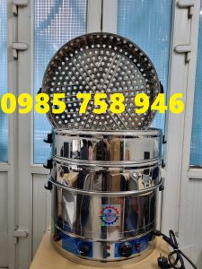 Nồi hấp bánh bèo bánh giò bánh bao xôi có cảnh báo chống cháy size 40cm