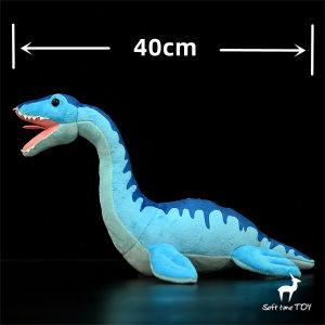 Plesiosaur High Fidelity Anime Cute Jurassic Plushie Dinosaur Plush Toys Lifelike Animals Simulation Stuffed Doll Kawai Toy Gift