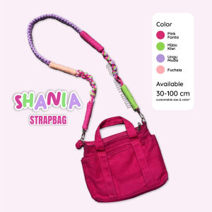 Tali Strap bag Macrame SHANIA | Premium | Tali kamera | Strap Bag Lucu | Custom | Puffy Bag | Sling Bag | Pendek |COD
