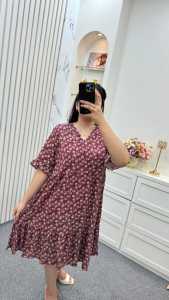 YURRA DRESS  JUMBO SANTAI ADEM KEKINIAN SEHARI HARI MATERIAL RAYON PREMIUM BY ANNISA PANTAI