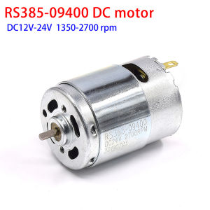 godessing DC 12V-36V 24V Motor RS385-09400 Carbon Brush Motor Double Ball Bearing Large Torque Low Noise Household Appliances Toy Motors
