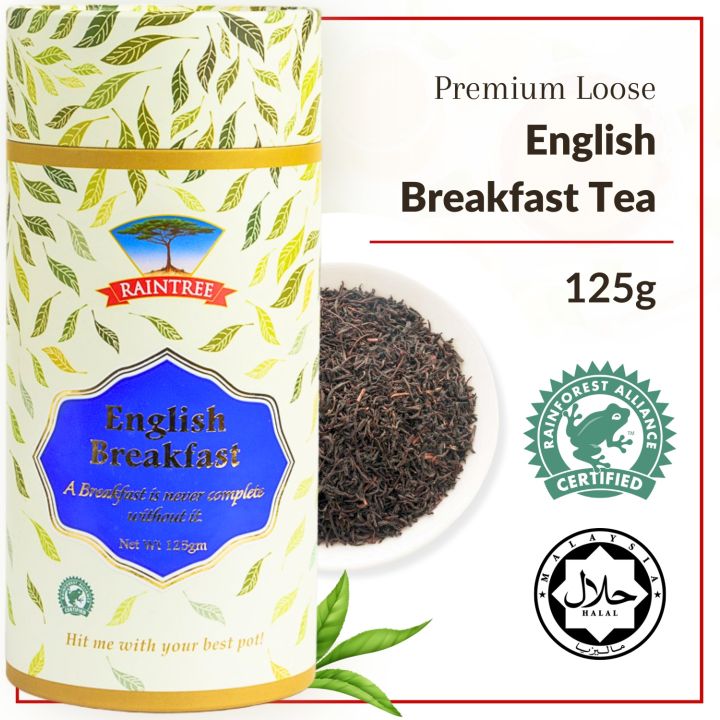 Raintree Premium English Breakfast Tea 125g Loose Leaf Ceylon Black Tea OP1Grade 100