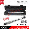 Kunci Momen Torsi / Torque Wrench Two-way Spanner Tools Bengkel Mobil Roda Mobil 3/8" 1/4" 1/2". 