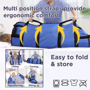 การพักผ่อนและเคลื่อนย้ายเตียง การพลิกและเคลื่อนย้ายที่นอน ผ้าปูที่นอน ผ้าปูที่นอน และที่นอนสำหรับผู้ป่วยที่มีความคล่องตัวจำกัด