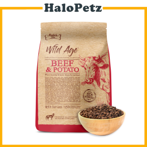 Absolute Bites Wild Age Dry Dog Food 22lbs -Assorted (Salmon Pork Beef Duck Lamb)