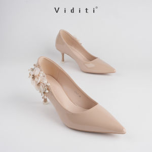 Viditi Sabrina glossy Heels 6 cm // Shoes // Sepatu Import Wanita // Hak Tinggi // Wedding // Wisuda // Seserahan // Hangout // Nikah // Sangjit // Prewed
