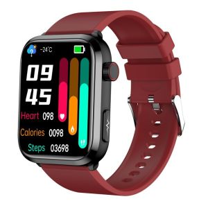 ET210 Smart Watch Blood Lipid Uric Acid Blood Glucose Monitoring Bluetooth Call Smartwatch ECG Monitoring Body Temperature Waterproof Fitness Tracker Smartband For Android And IOS